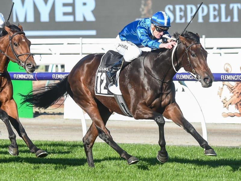 Oceanex has foiled a plunge on runner-up King Of Leogrance in winning The Andrew Ramsden. Oceanex has secured a berth in the 2020 Melbourne Cup.