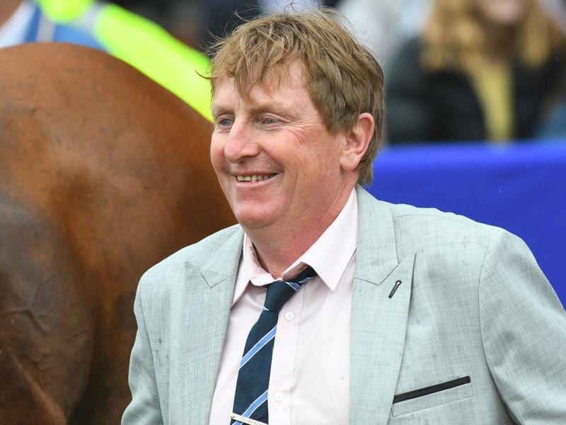 Trainer Mick Bell will give veteran sprinter Jungle Edge his shot at the Group One Goodwood. mick bell