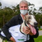 Ferdinand Boy with trainer David Geall after claiming his third country cup.