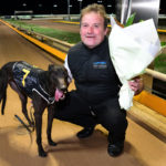 Handler Shaun Coulson with Graclyn Bale.