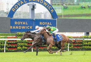 Libertad gets off the canvas in a strong Kindergarten Stakes win